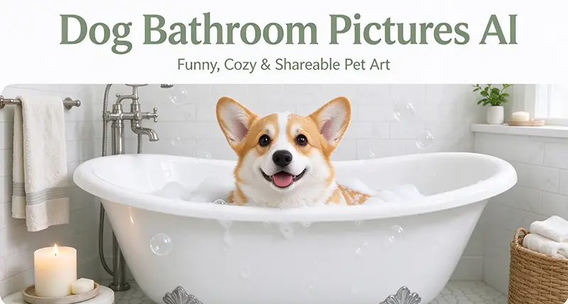 How to Make Dog Bathroom Pictures with AI